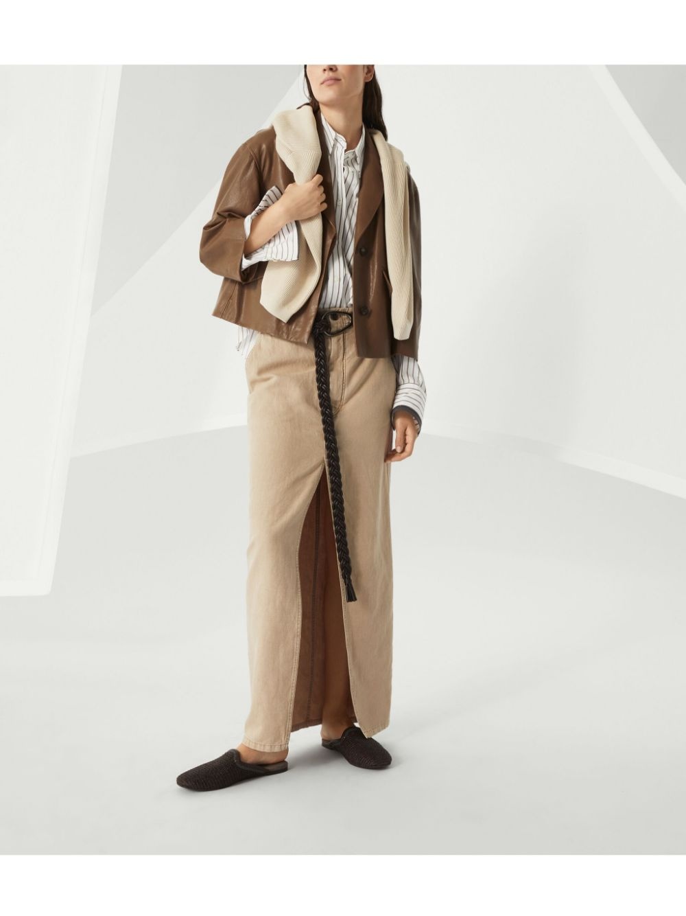 Monili-trim shirt - 2