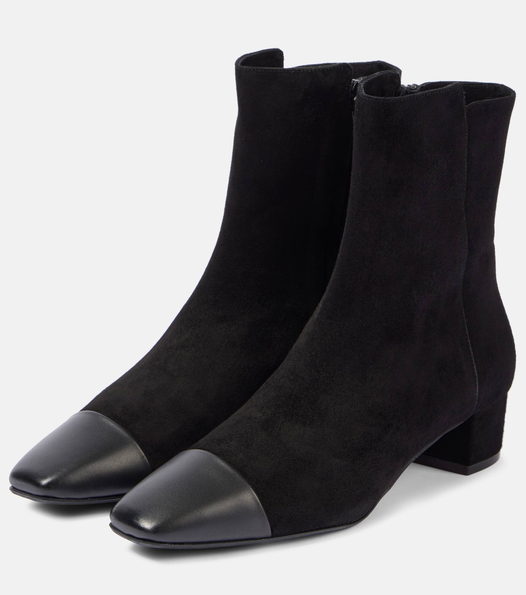 French Flirt suede booties - 4
