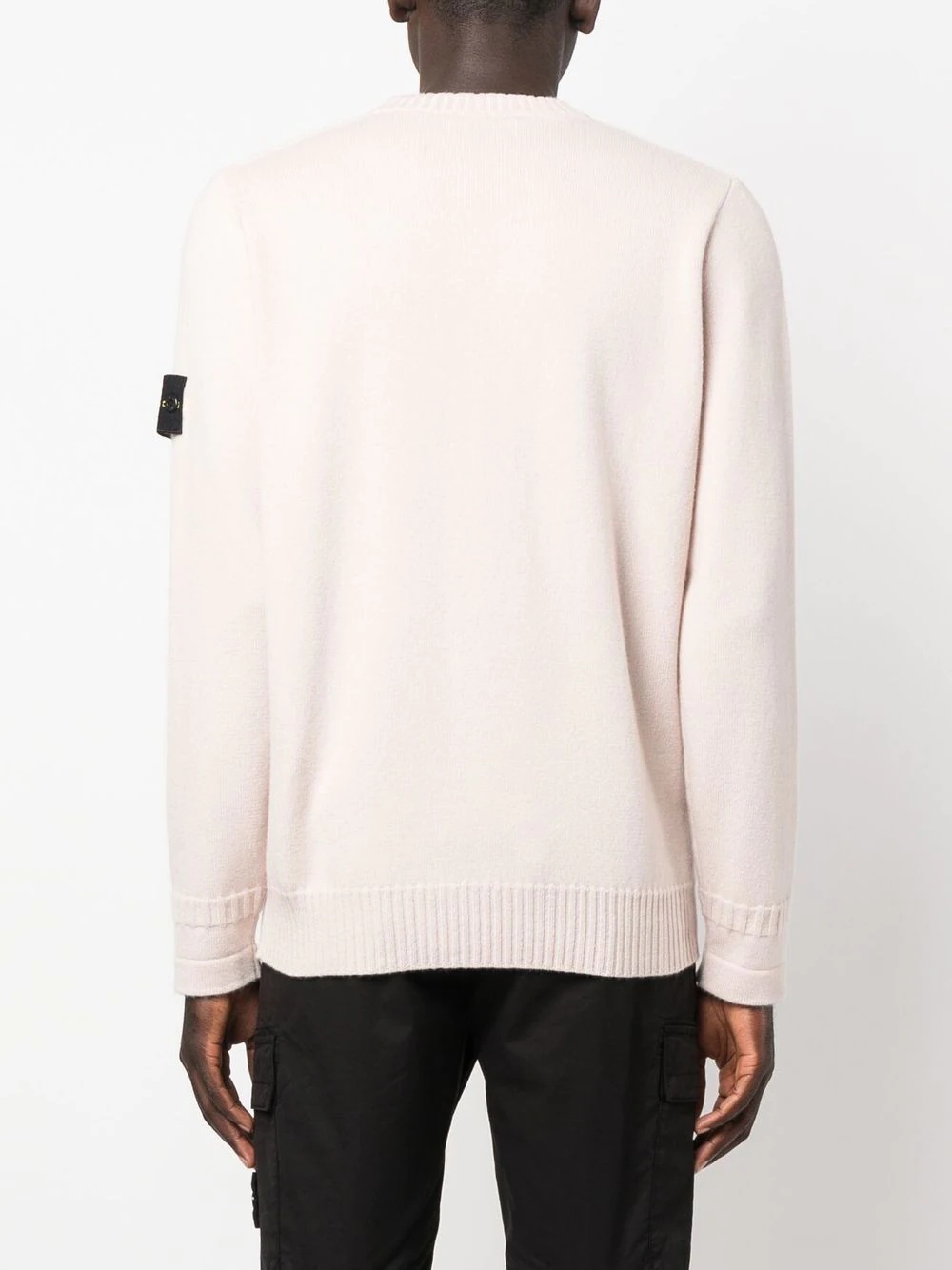 logo-patch cashmere jumper - 4