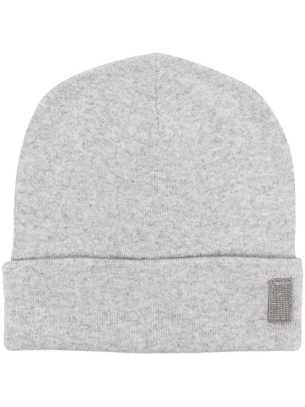 embellished beanie hat - 1