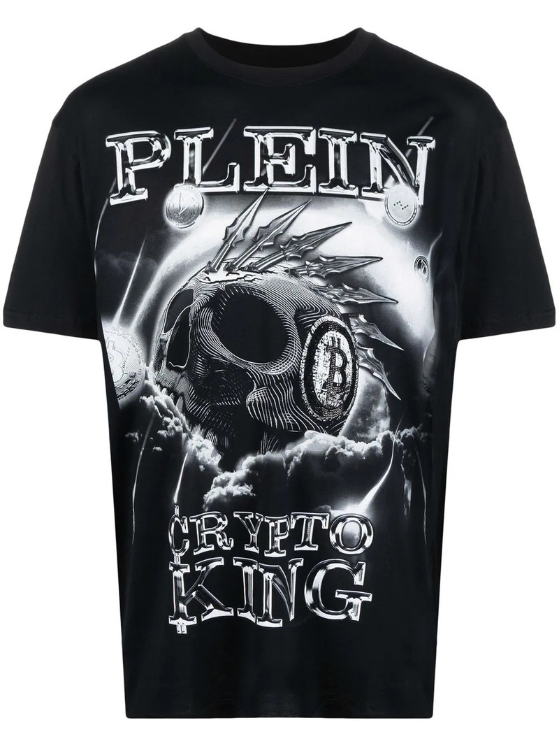 'Crypto King' cotton T-shirt 1