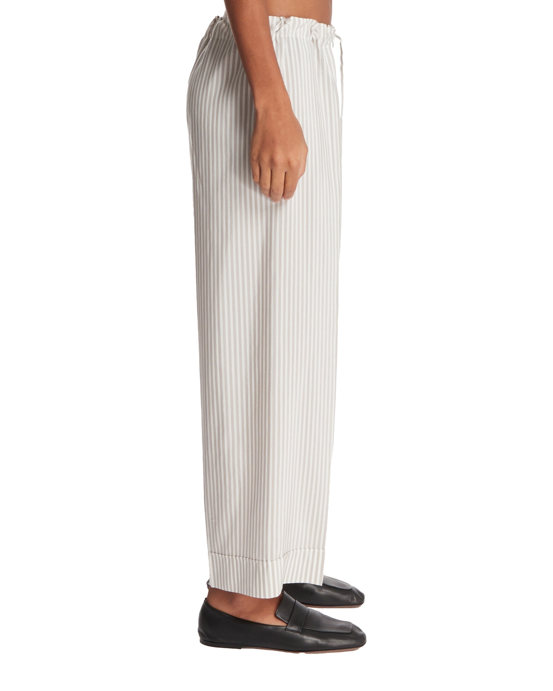 White Yayah Silk Pants - 5