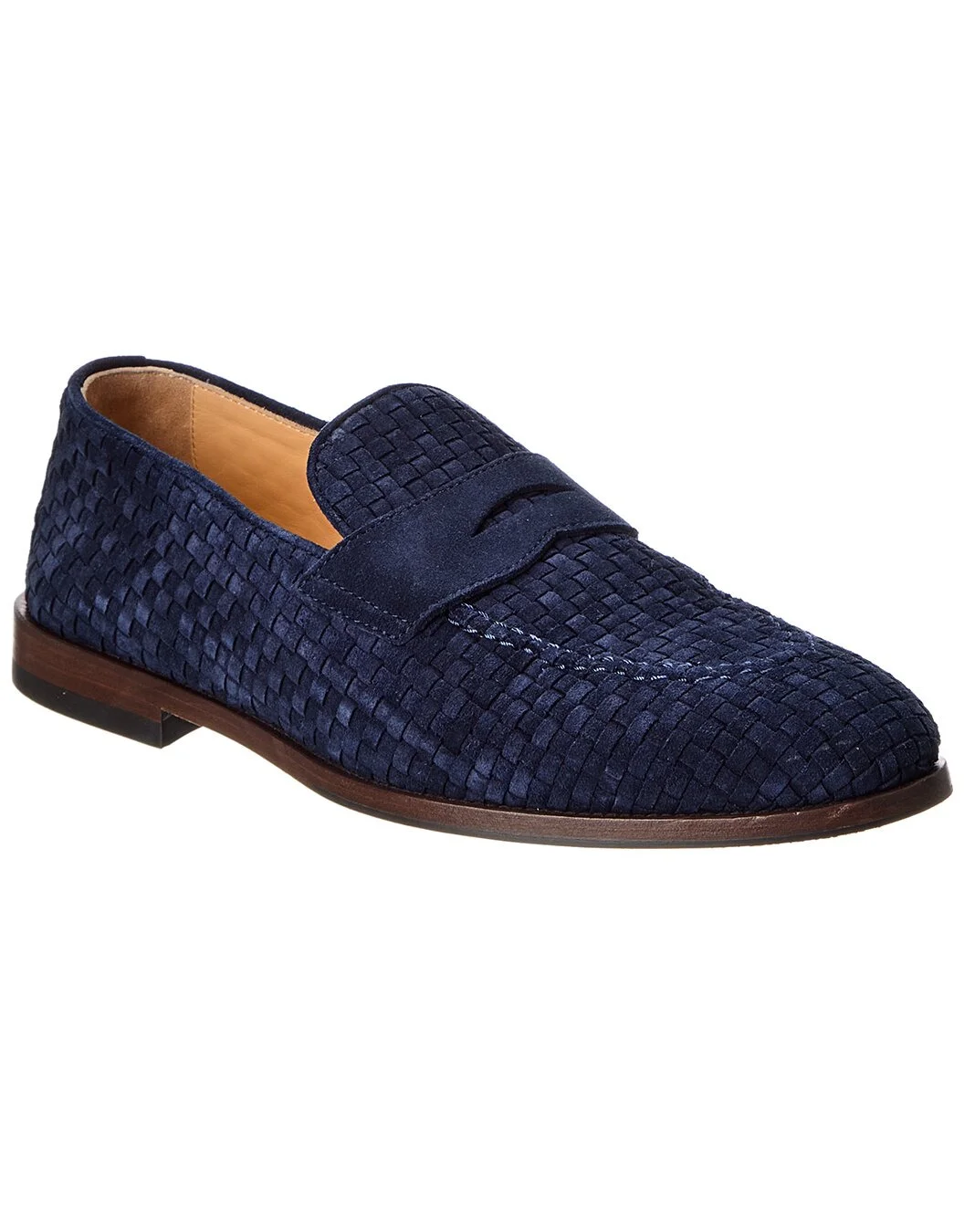Brunello Cucinelli Woven Suede Loafer - 1