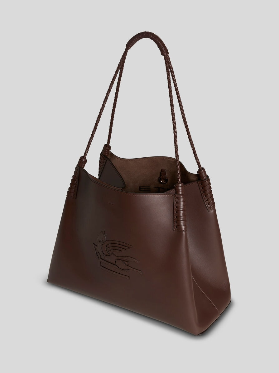 MEDIUM LIBRA TOTE BAG IN LEATHER - 5