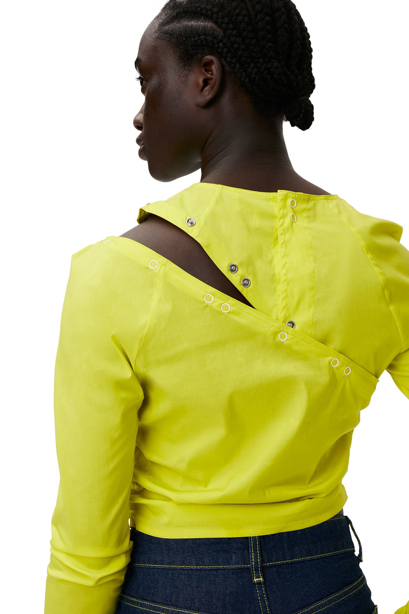 STRETCH COTTON BLOUSE - 6