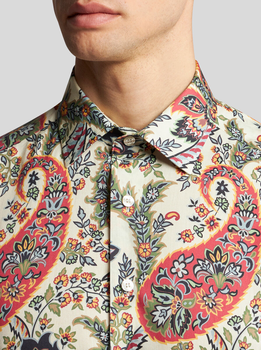 FLORAL PAISLEY SHIRT - 3