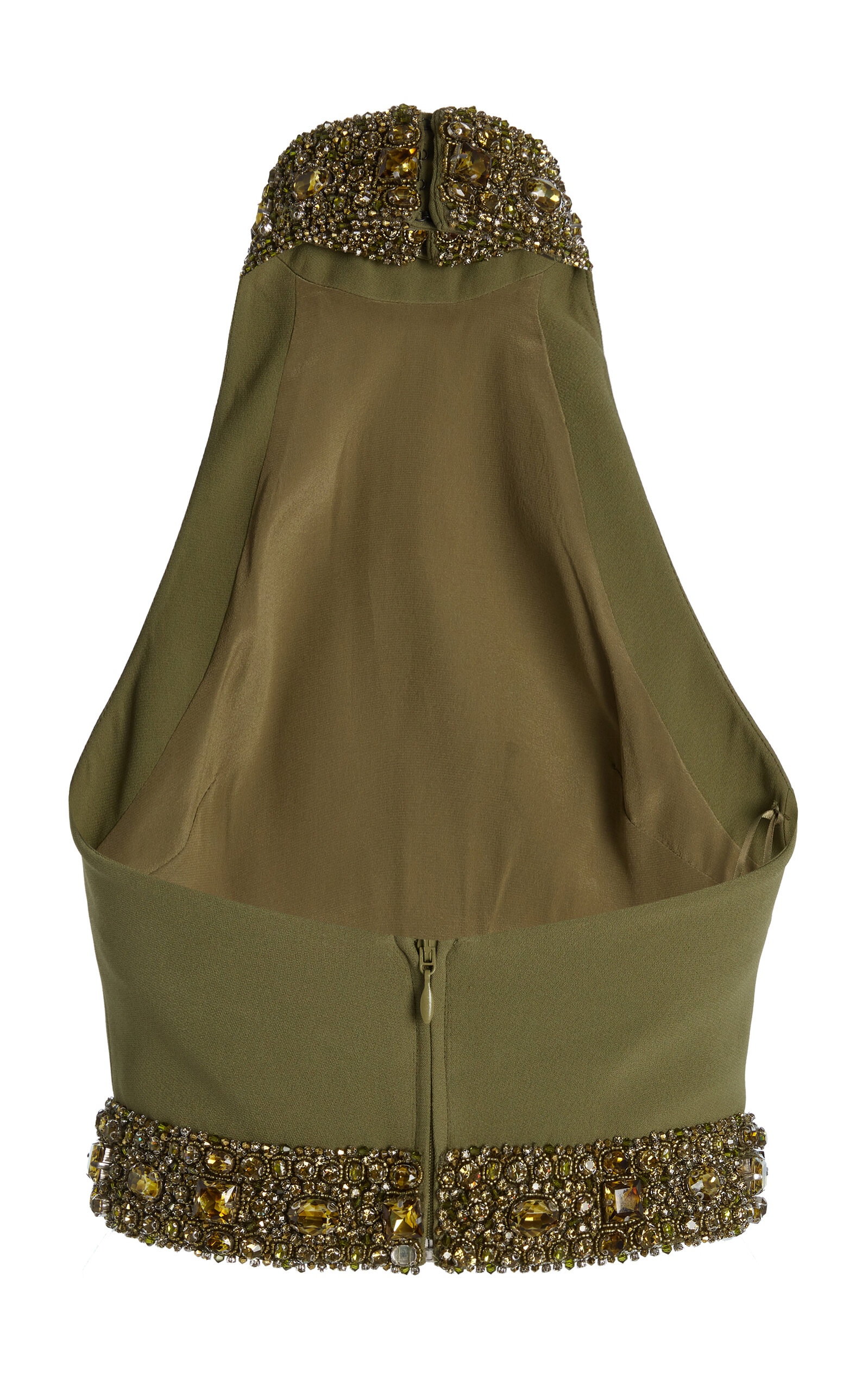 Embellished Cady Crop Top green - 3