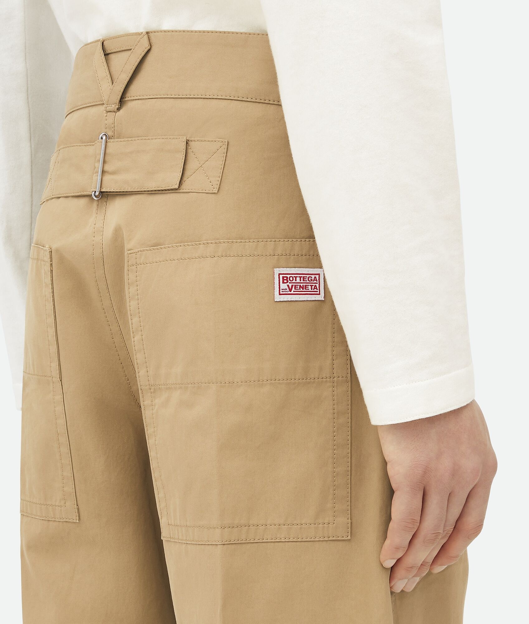 Light Cotton Twill Cargo Trousers - 4