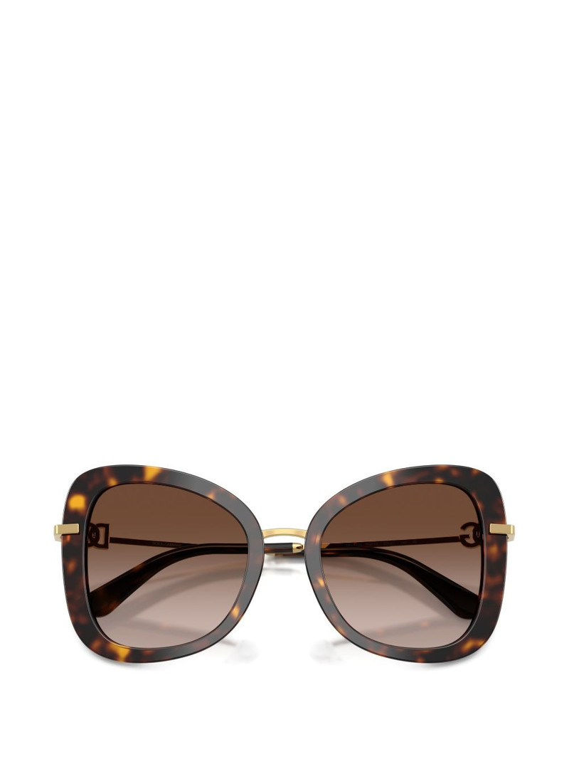 oversized-frame tortoiseshell sunglasses 4