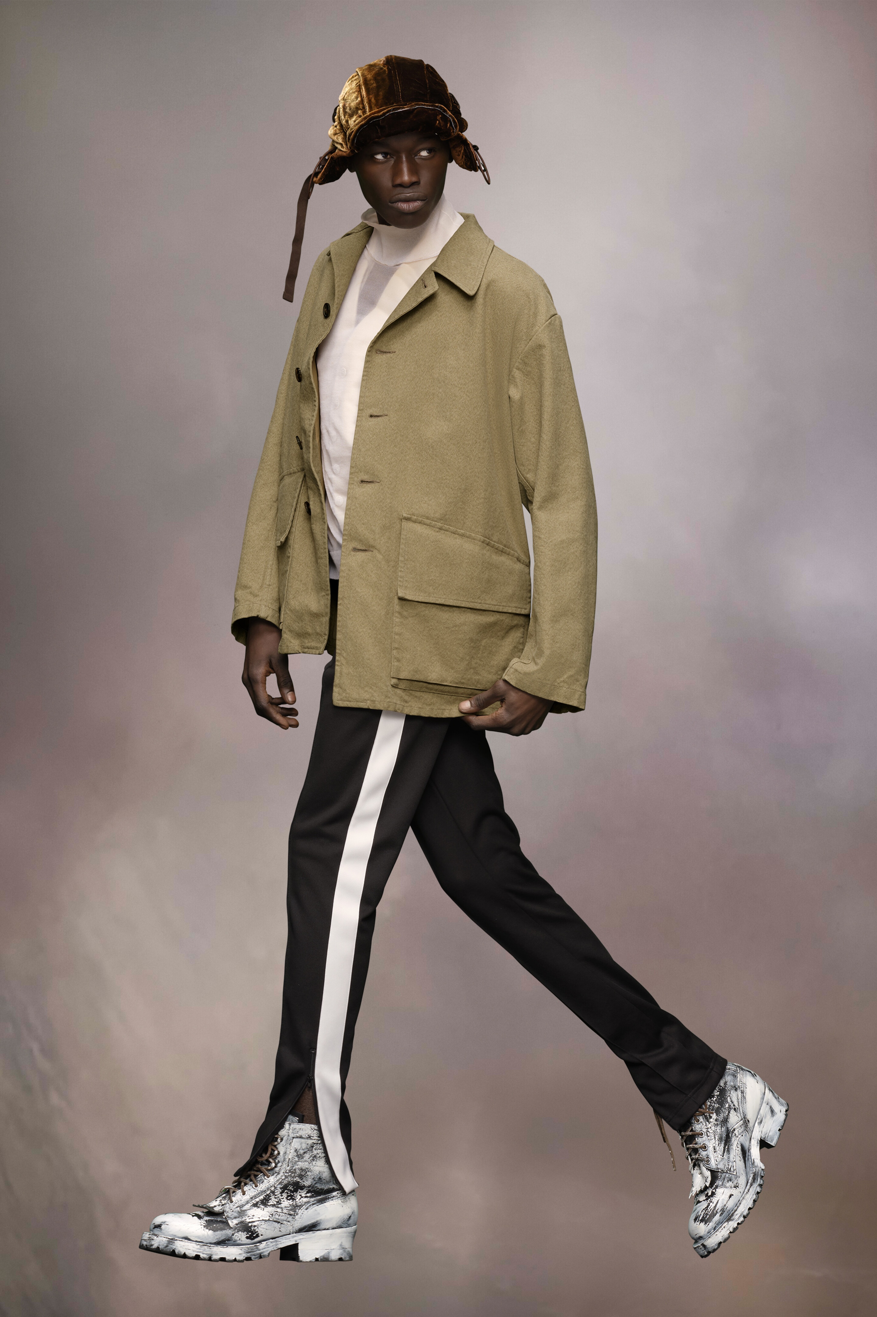 Cotton caban jacket - 4
