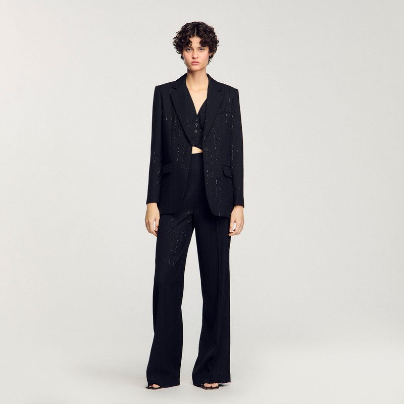 Sandro SEQUINNED SUIT JACKET outlook