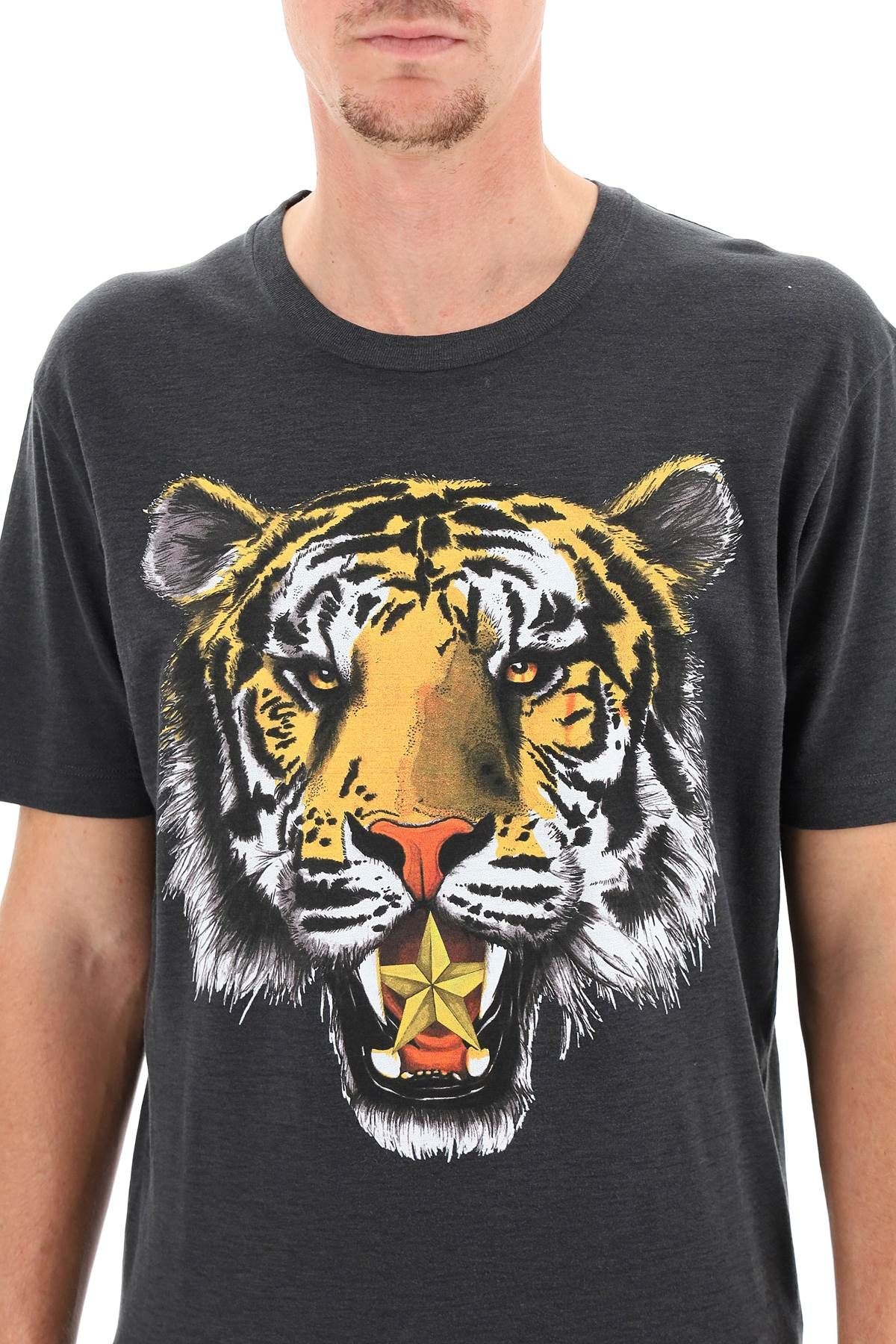 MAXI TIGER PRINT T-SHIRT - 5