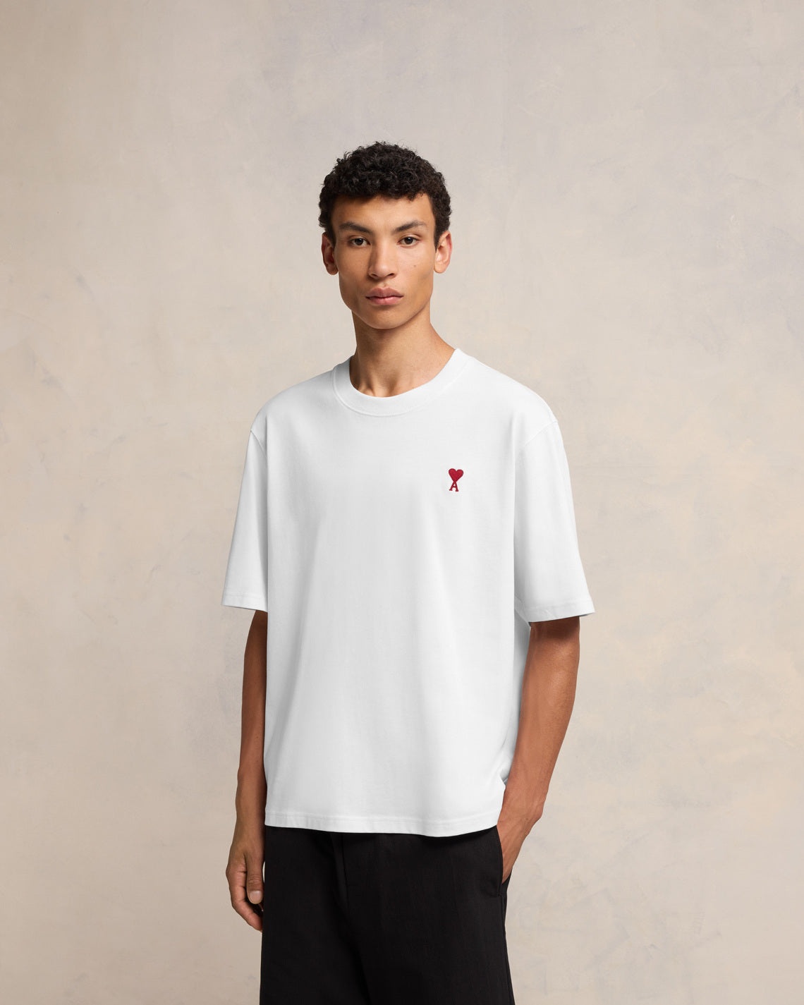 AMI Paris AMI DE COEUR BOXY FIT T-SHIRT | REVERSIBLE