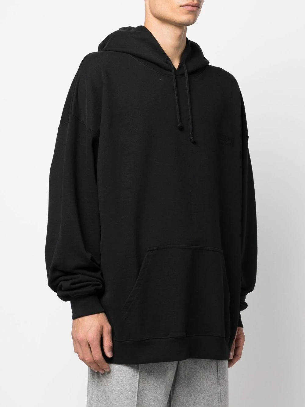 jersey stretch-cotton hoodie - 4