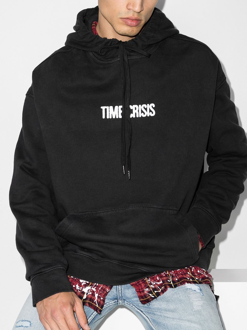 time crisis print hoodie - 2