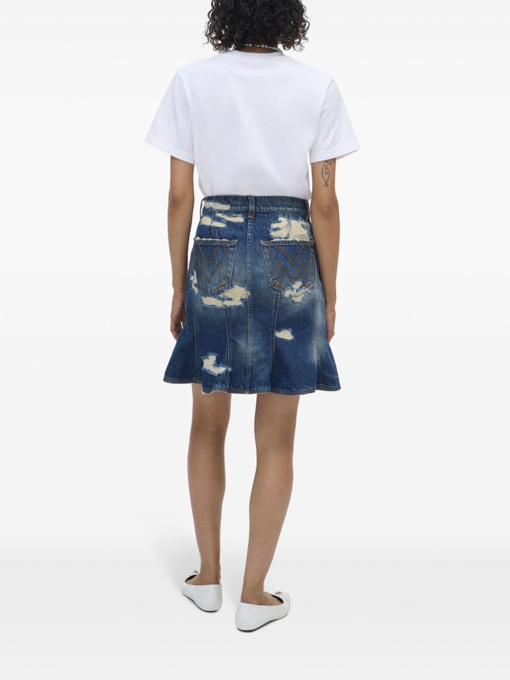 The Rip&Repair Fluted mini skirt - 4