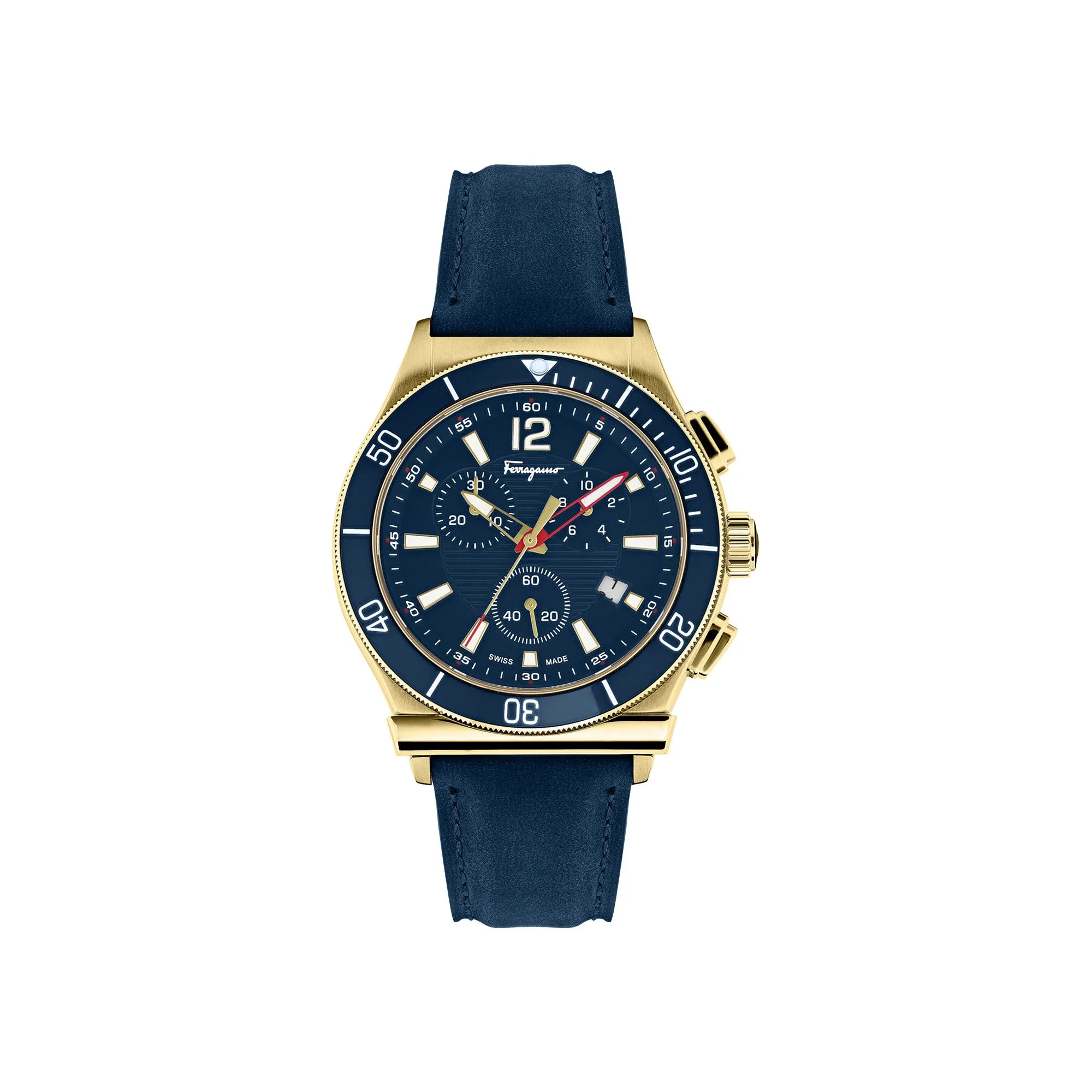 Ferragamo 1898 Sport Strap Watch 'Gold' - 1