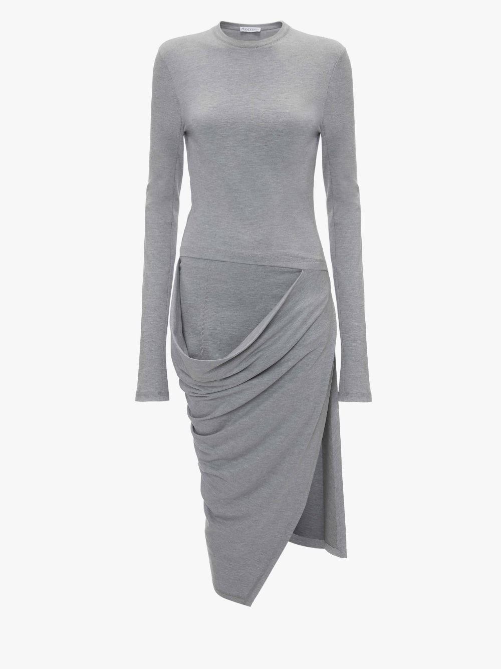 ASYMMETRIC DRAPED DRESS - 1