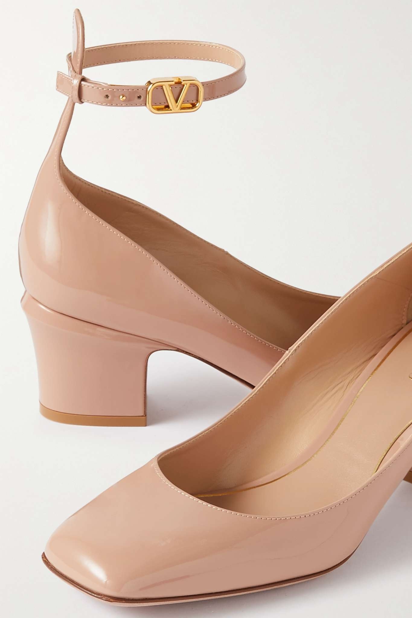 Tan-Go 60 patent-leather pumps - 4