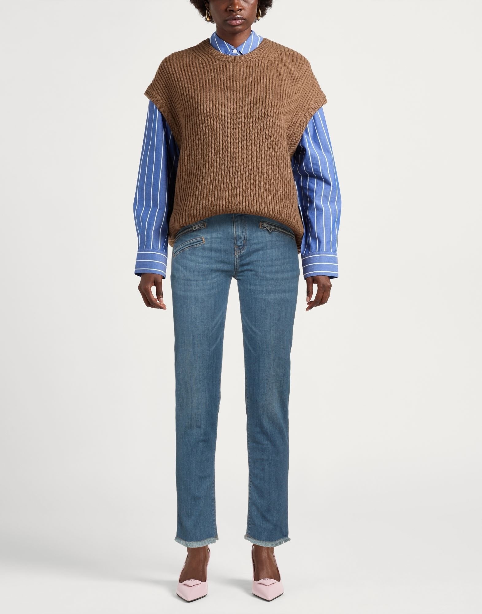 Blue Women's Denim Pants - 2