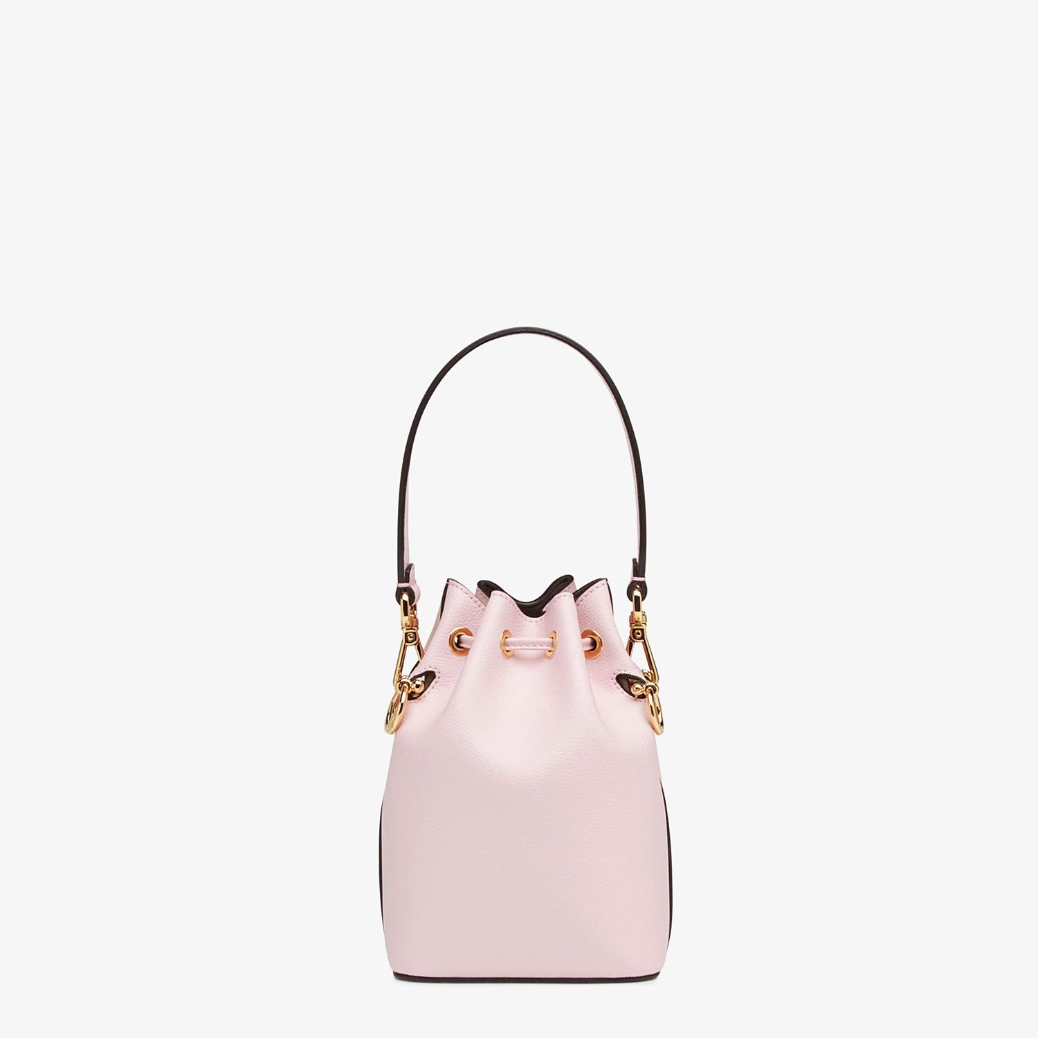 Pink leather mini-bag - 4