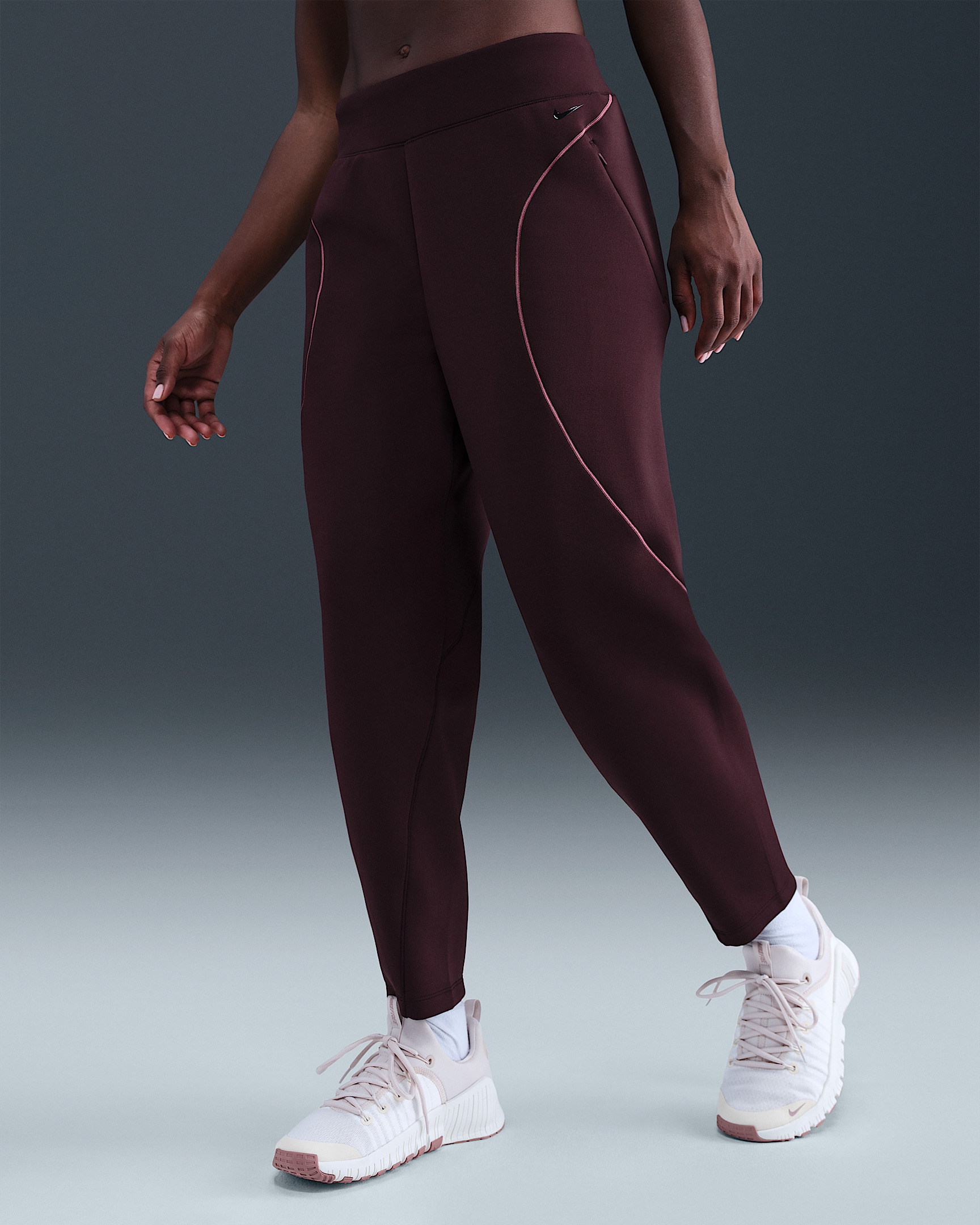 Nike Universa Women's Dri-FIT Mid-Rise Loose 7/8 Pants - 2