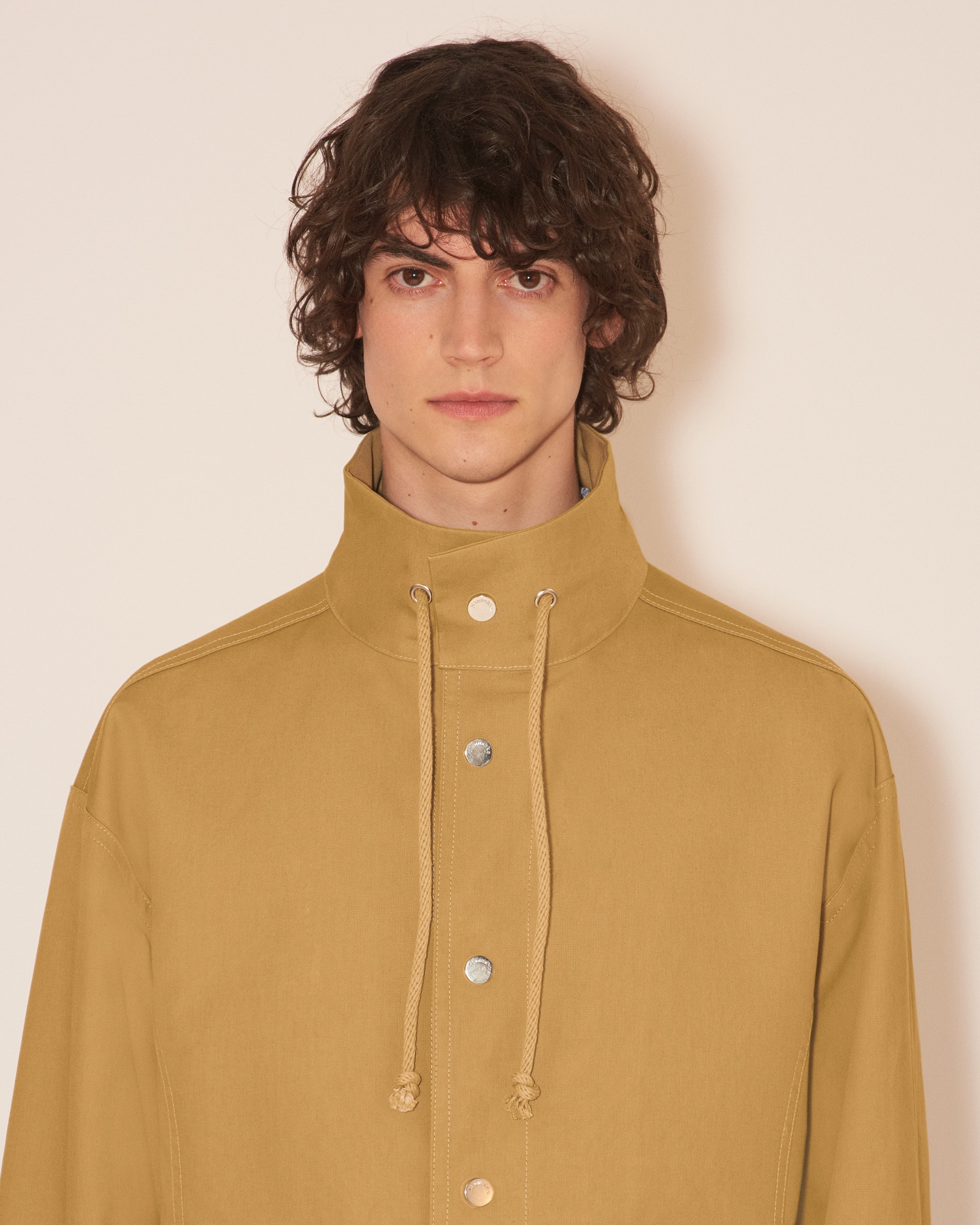 ELIAS - Technical canvas coat - Khaki - 6