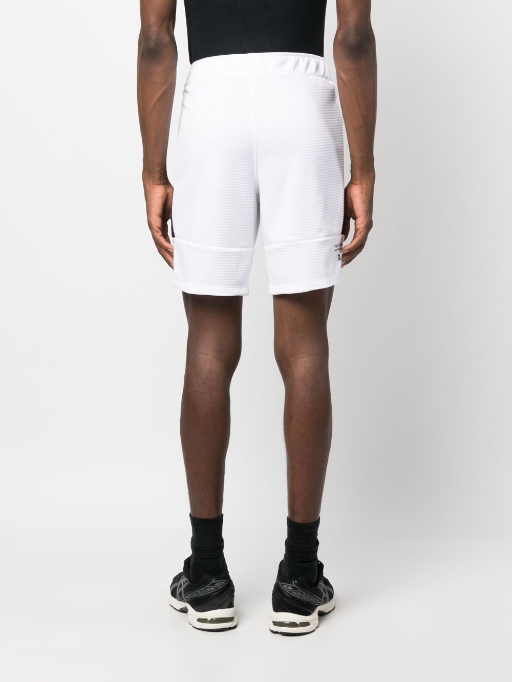 two-tone track shorts - 4