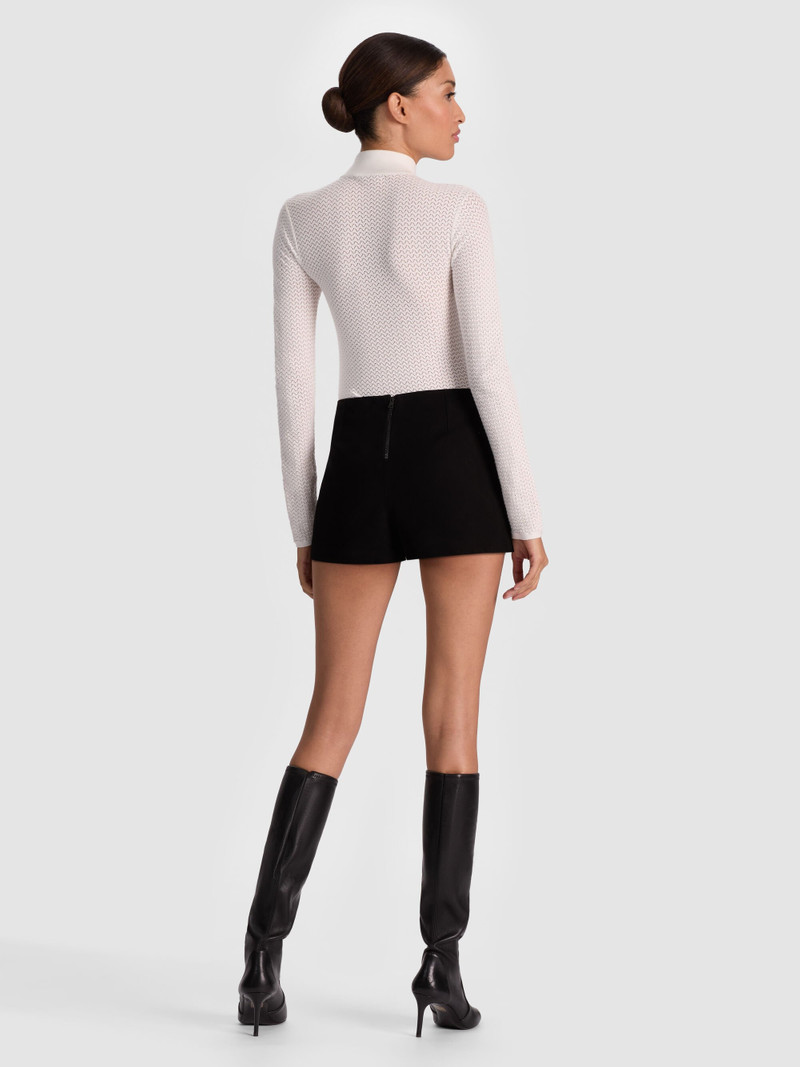 Alice + Olivia LANIE POINTELLE PULLOVER outlook