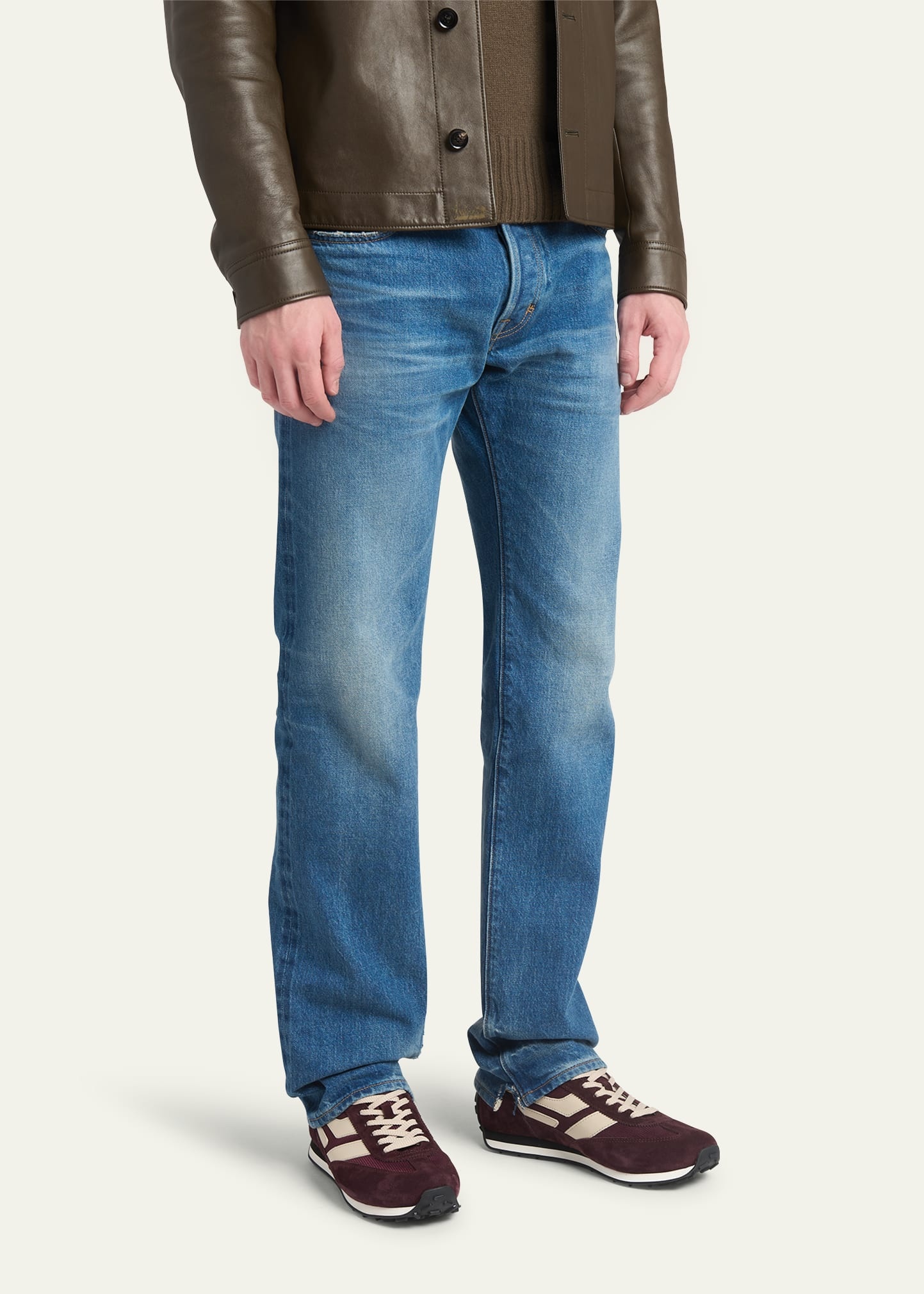 Men's Mick Tech Fabric and Suede Sneakers - 2