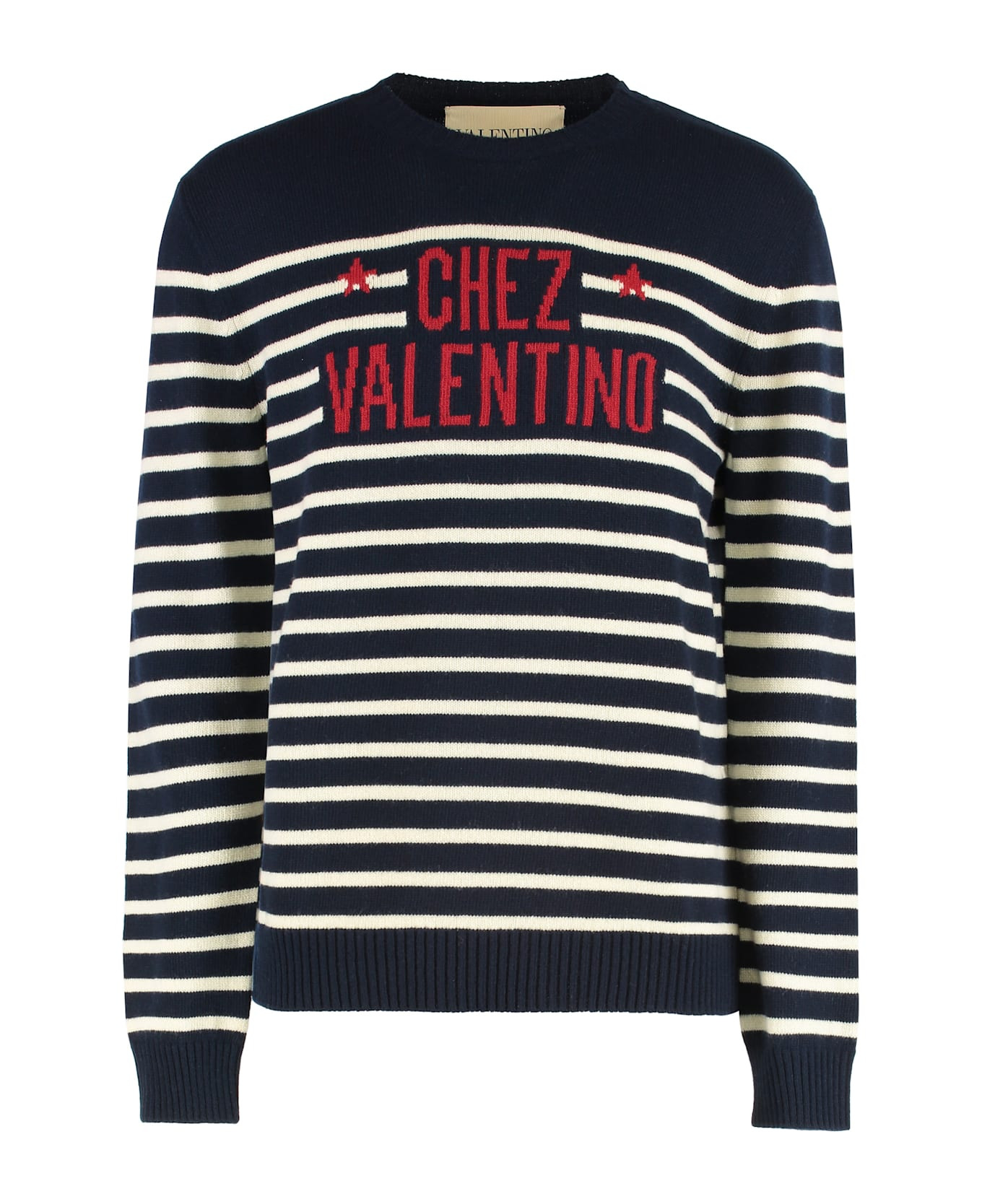 Virgin Wool Crew-neck Sweater - 1