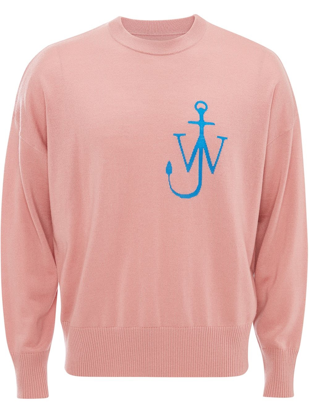 crew neck Anchor motif jumper - 1