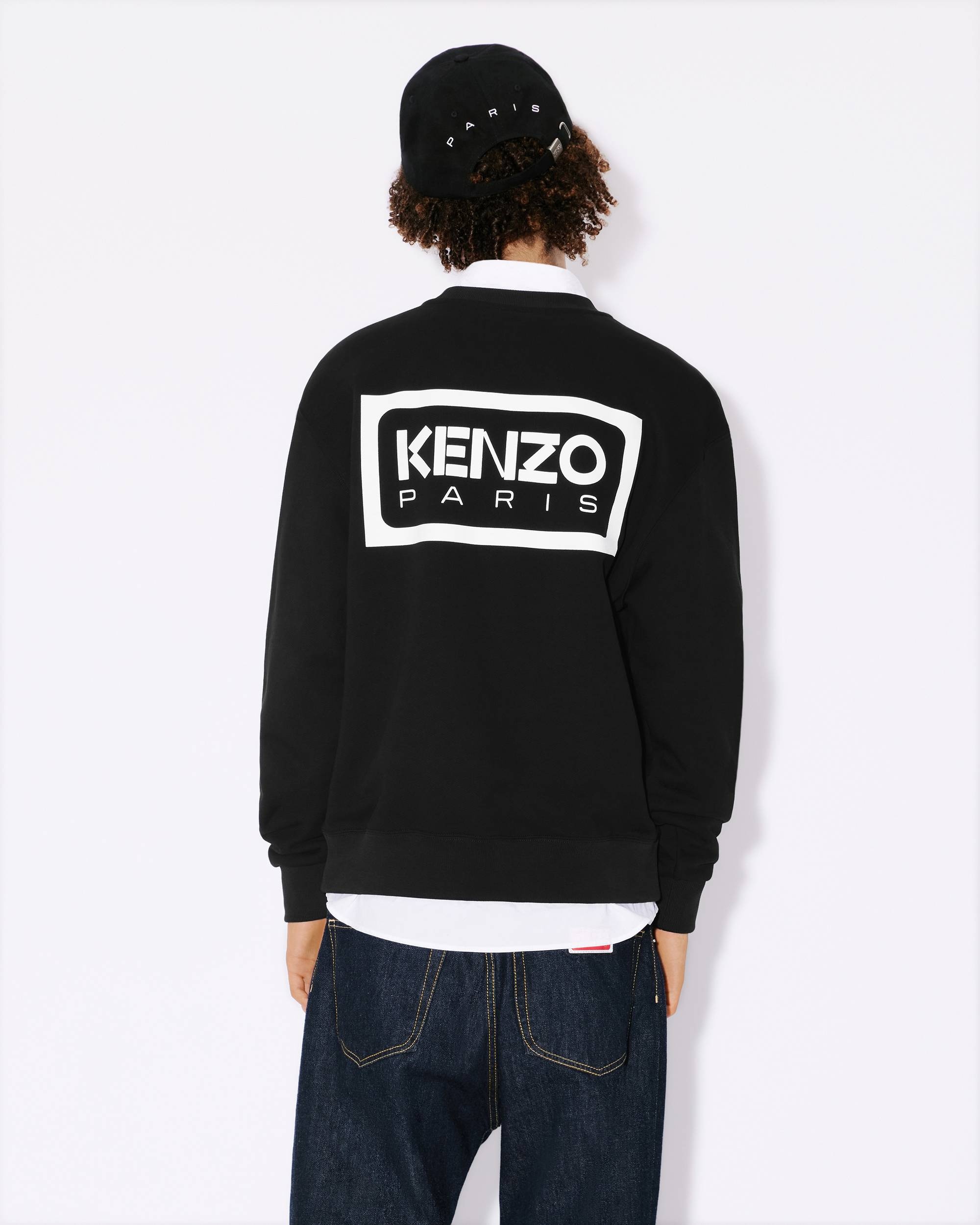 'Bicolor KENZO Paris' classic embroidered sweatshirt - 4
