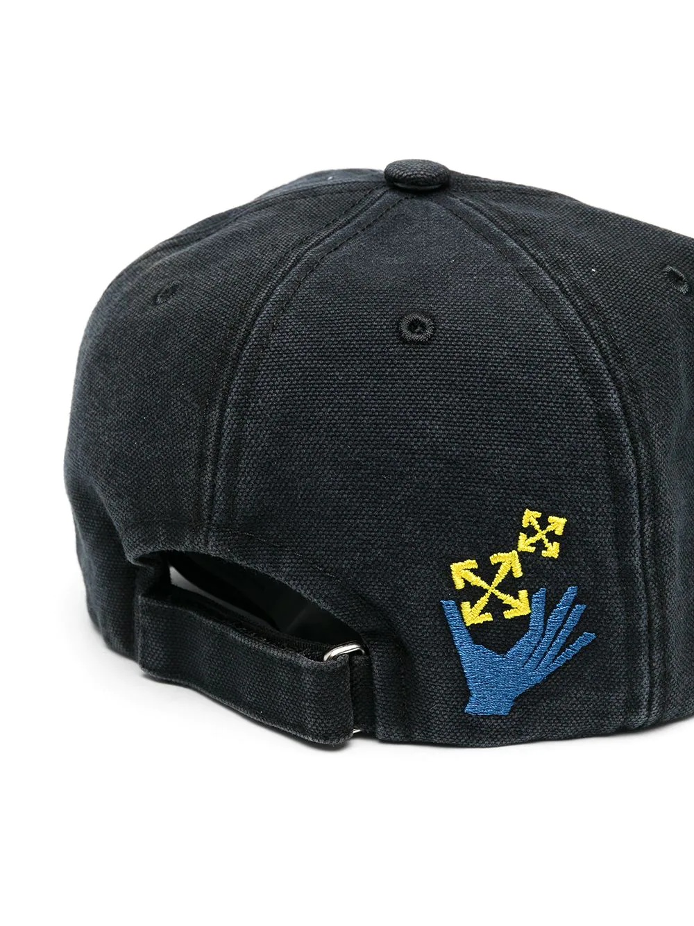 logo-embroidered cap - 2