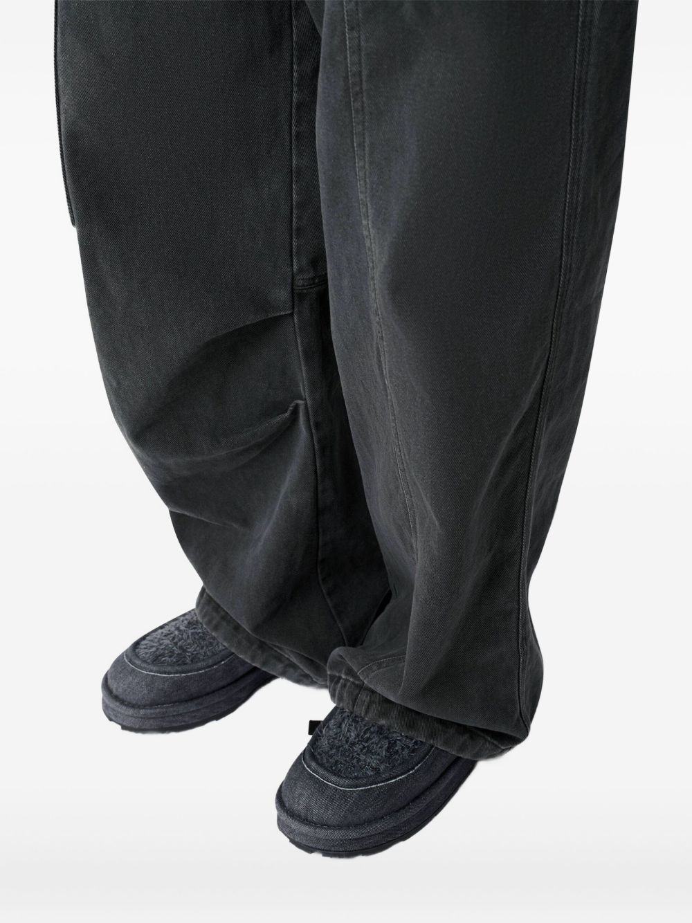 drawstring cargo trousers - 5