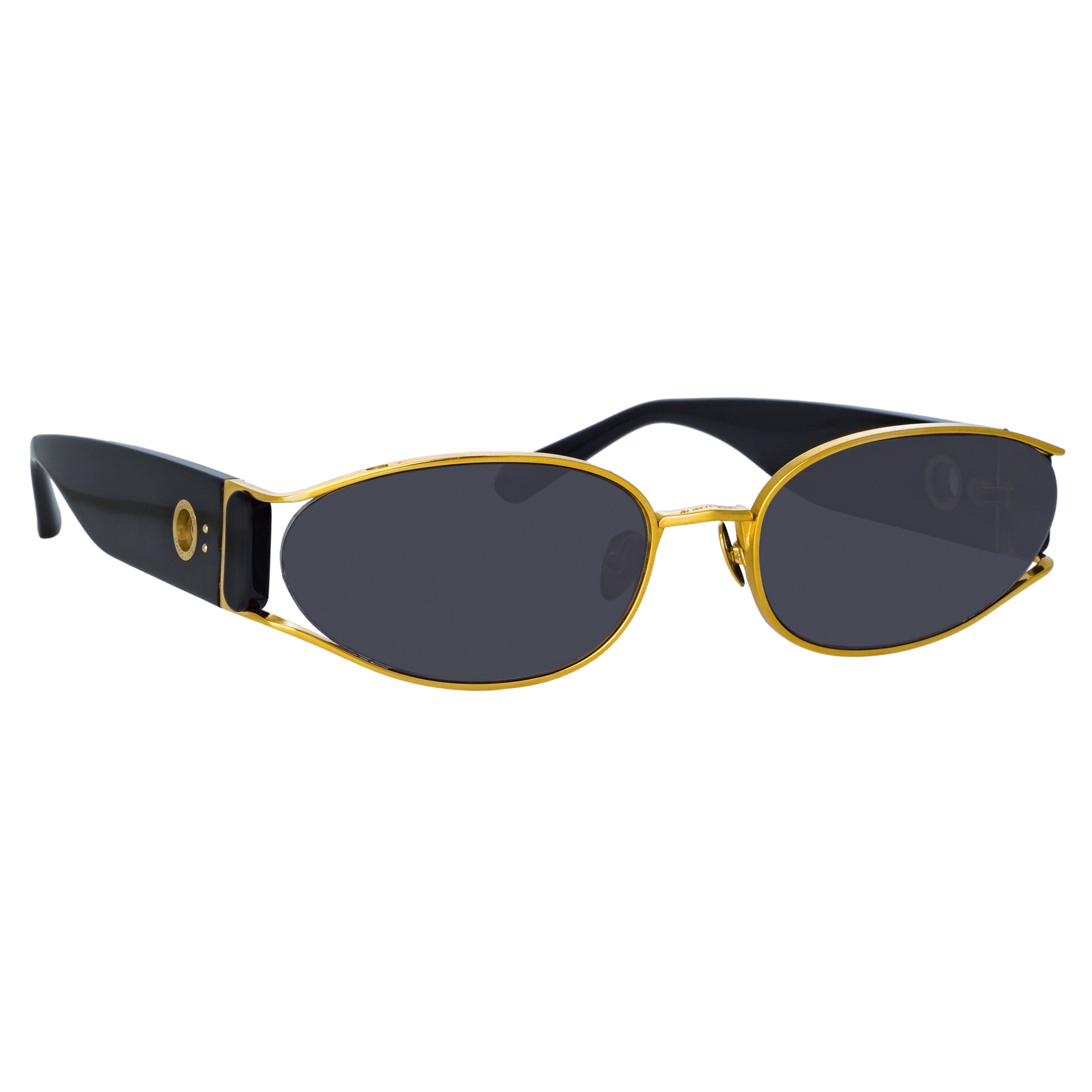 SHELBY CAT EYE SUNGLASSES IN BLACK - 3