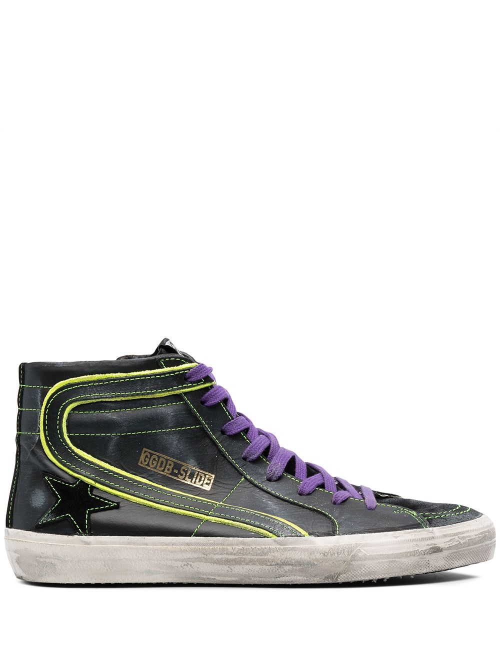 Slide hi-top sneakers - 1