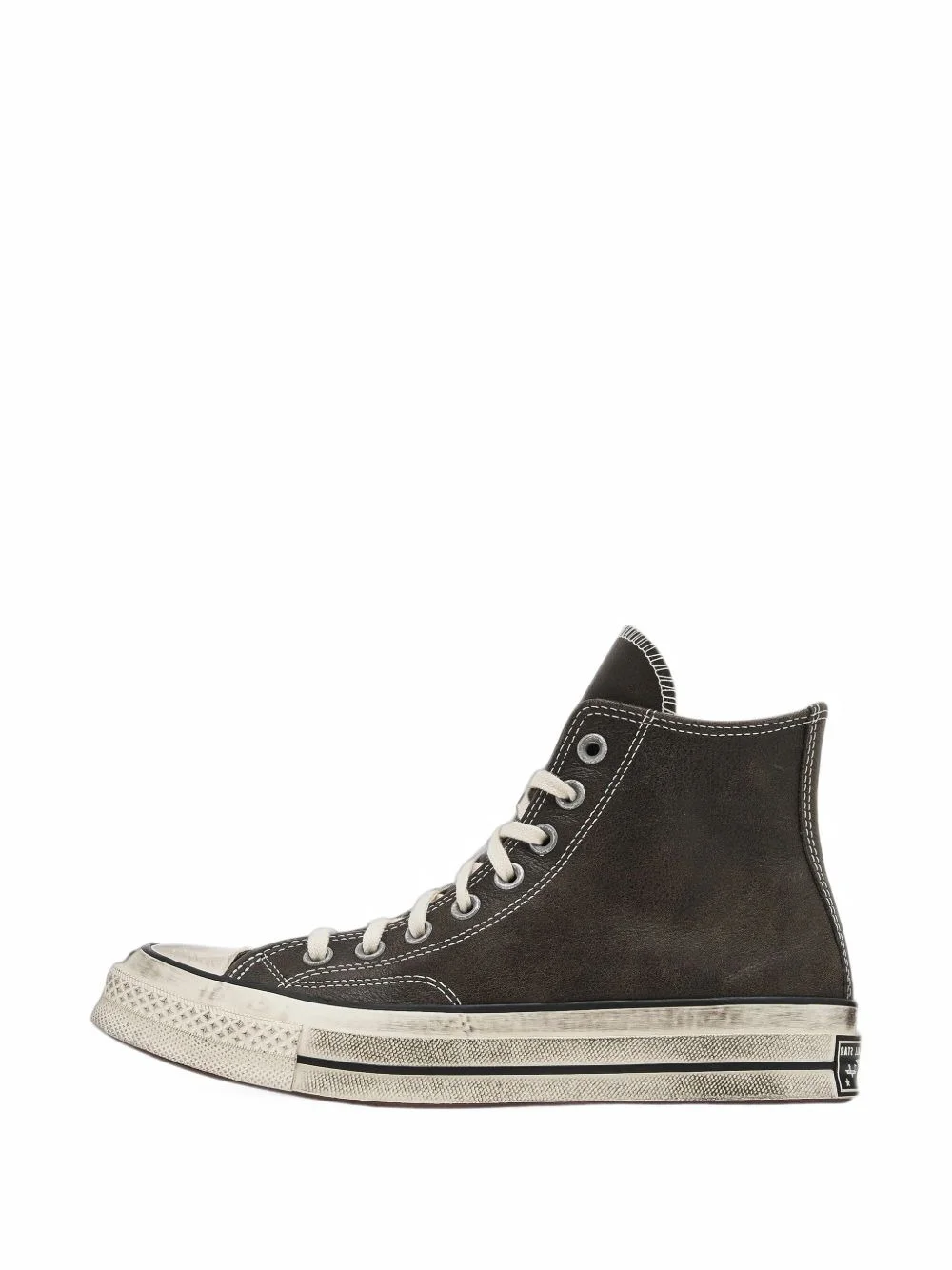 Chuck 70 burnished leather sneakers - 1