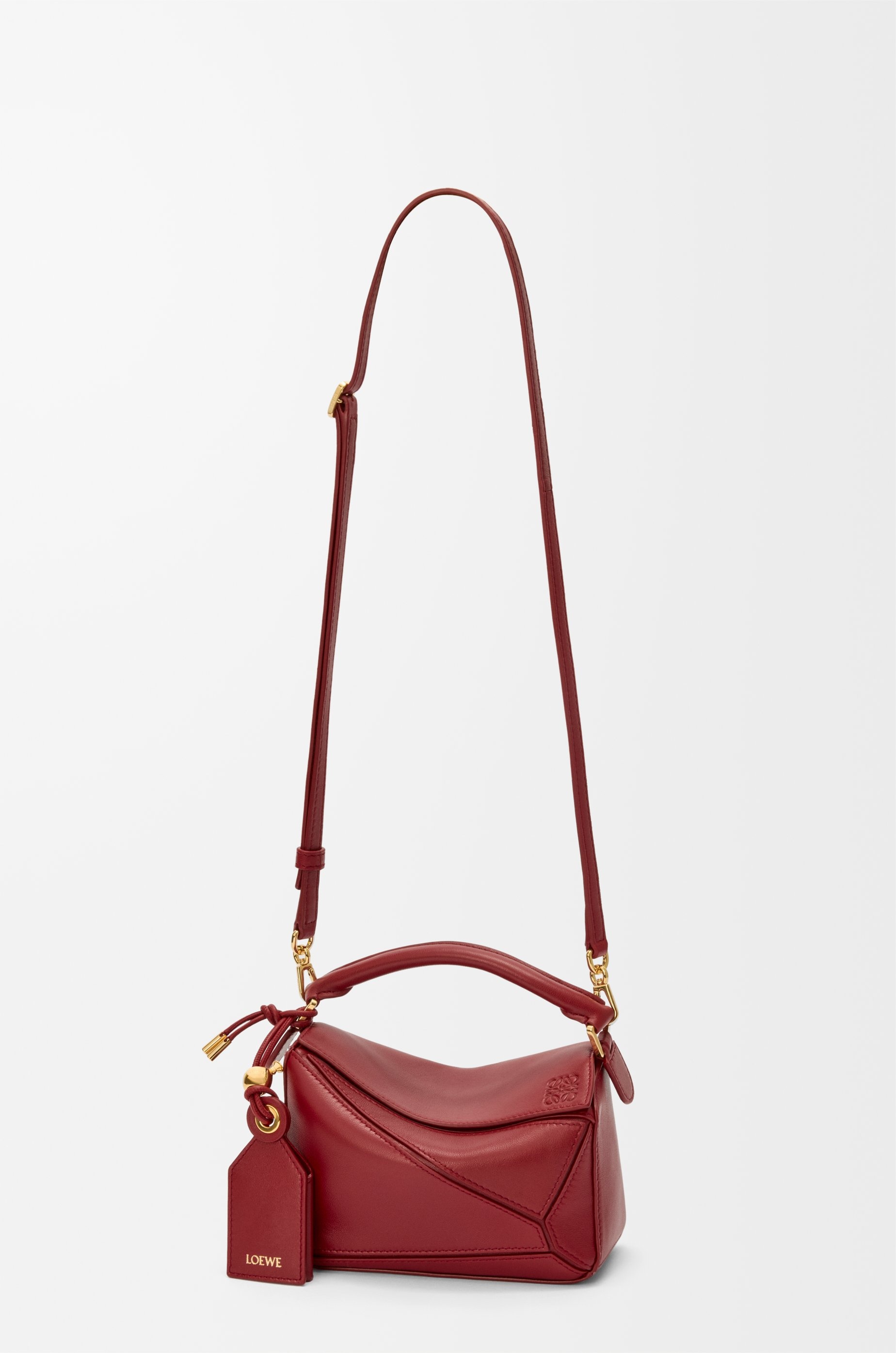 Mini Featherlight Puzzle bag in nappa lambskin - 8