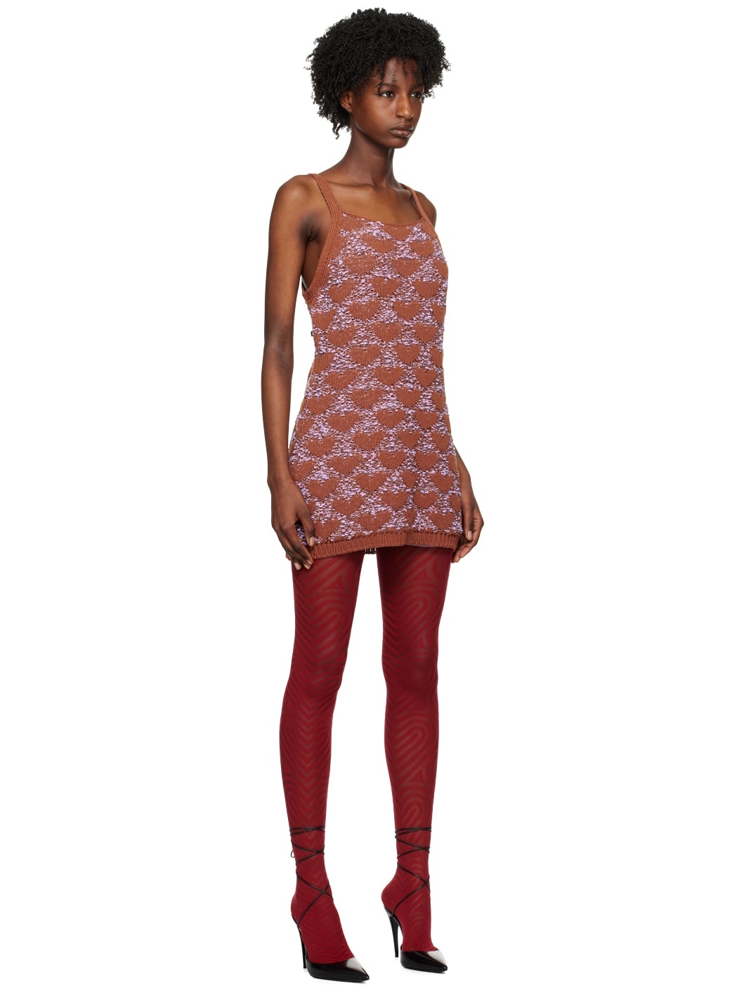 Brown Heart Minidress - 2