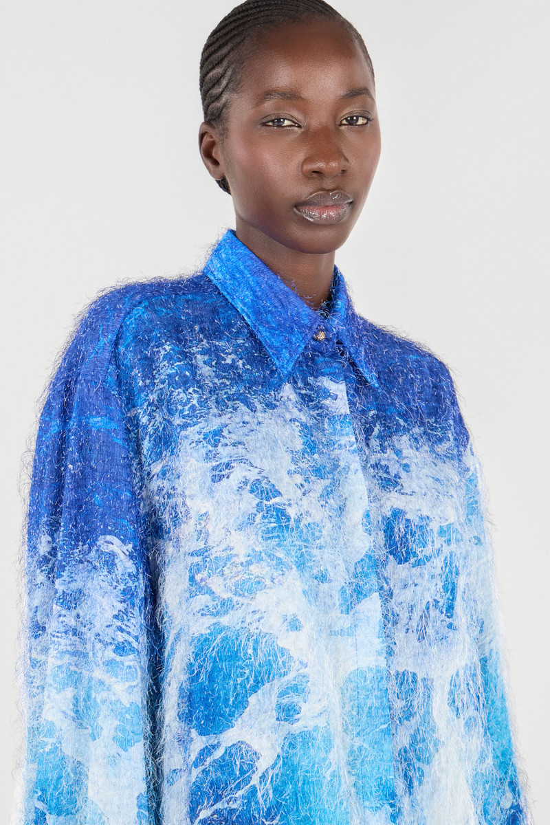 Stretto di Messina Print Shirt 7