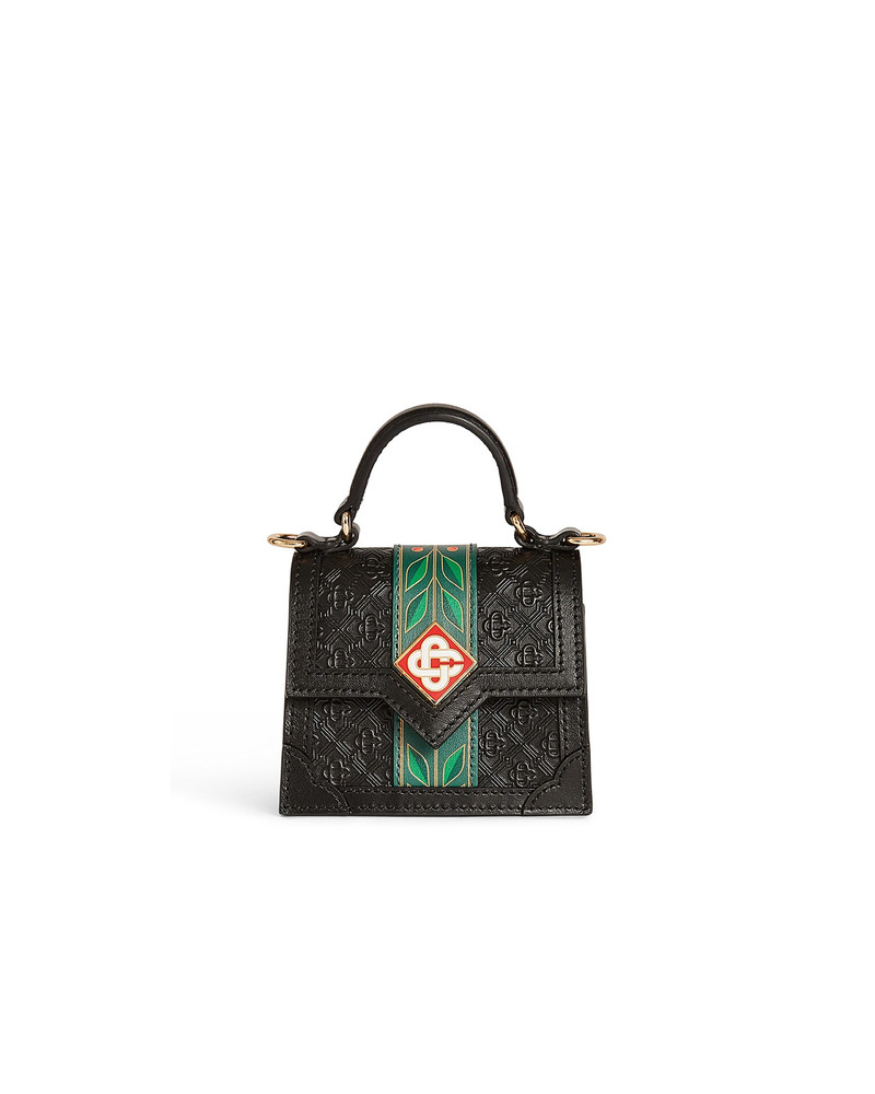 Black Laurel Micro Jeanne Bag | Casablanca Paris 1