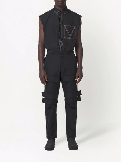 Burberry panel-detail cargo trousers outlook