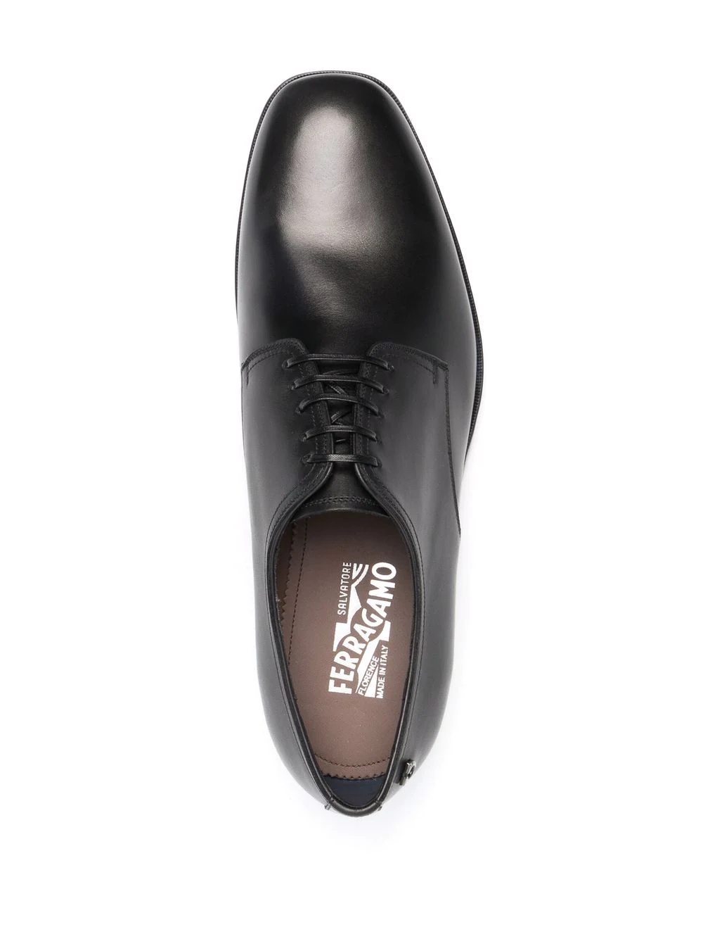 almond-toe lace-up Derby shoes - 4