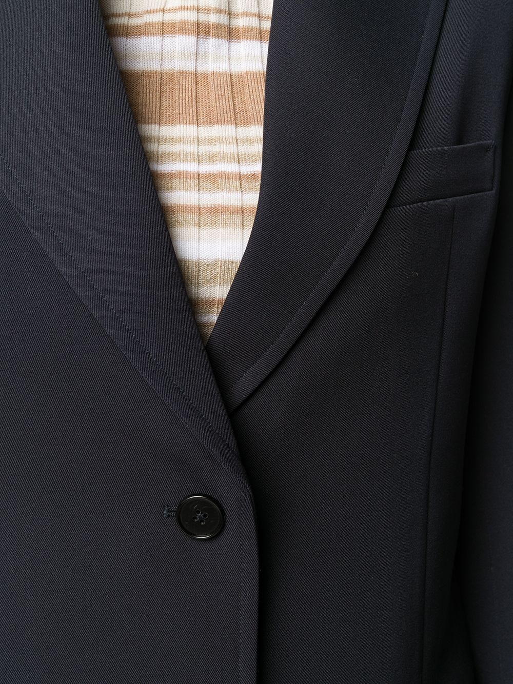 single-breasted wool blazer - 5