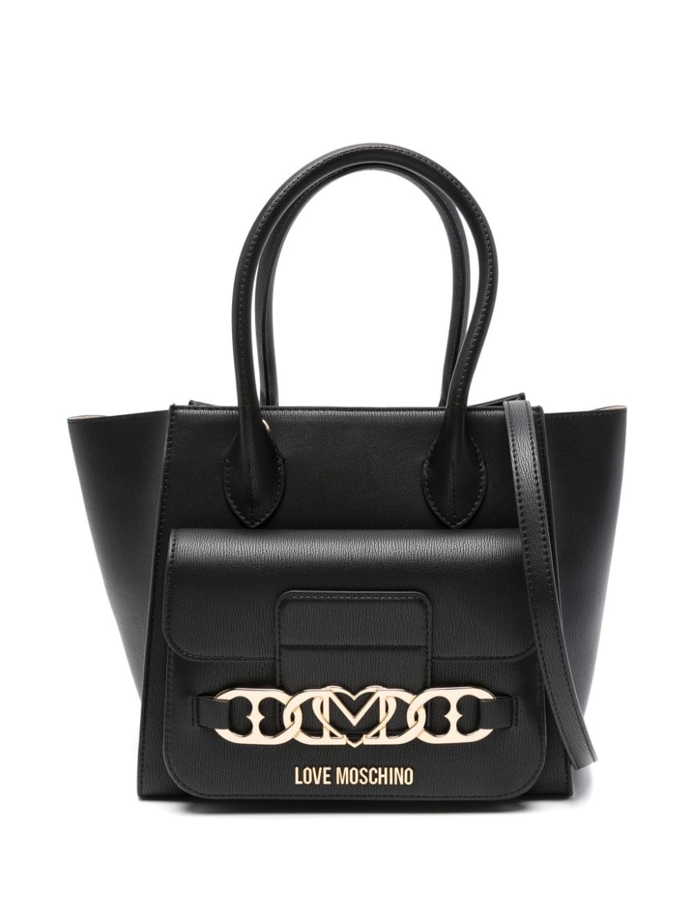 logo-lettering tote bag - 1