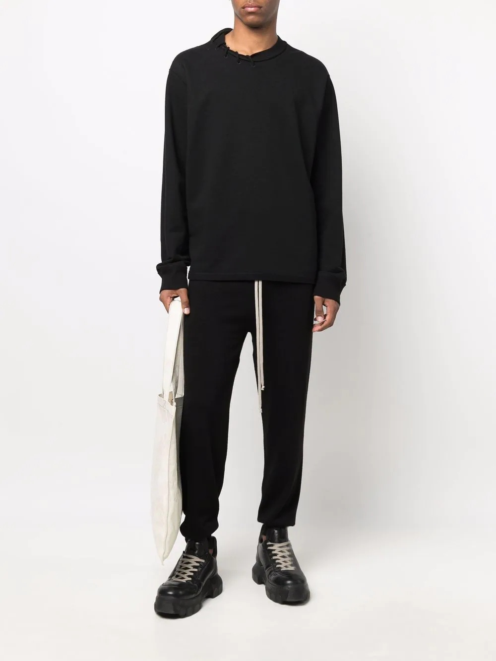 drawstring-waist trackpants - 2