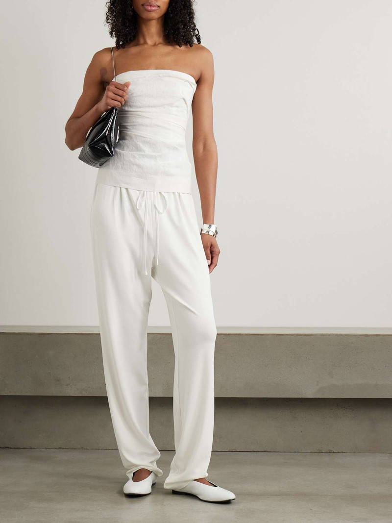 TOVE Izel linen bandeau top Off-white outlook