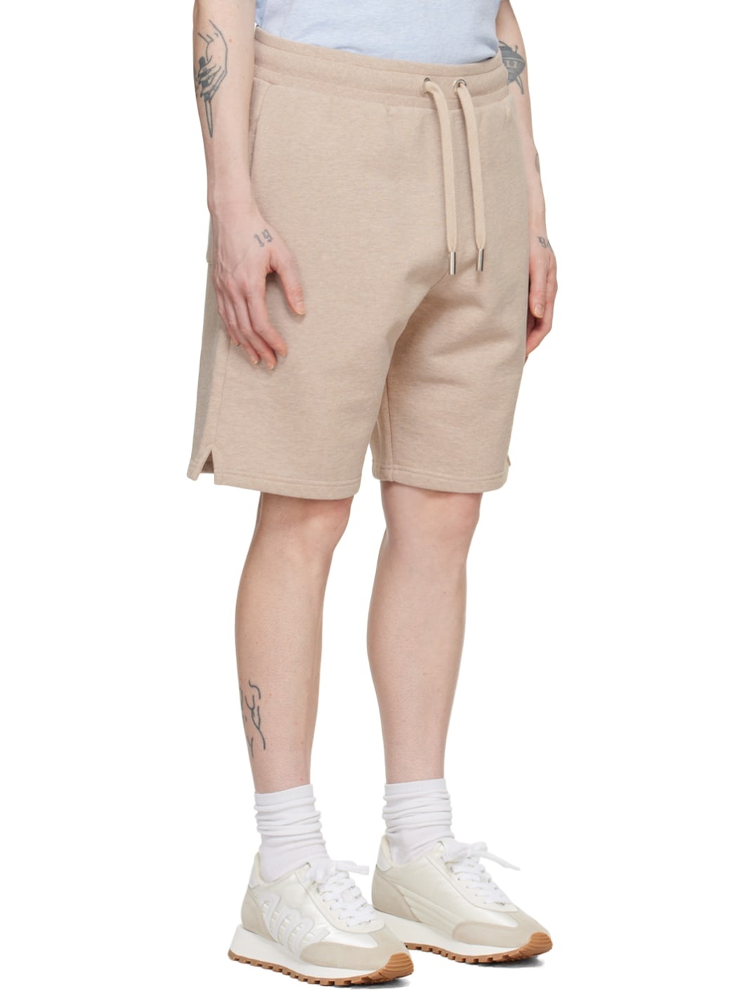 Beige Ami de Cœur Shorts - 2