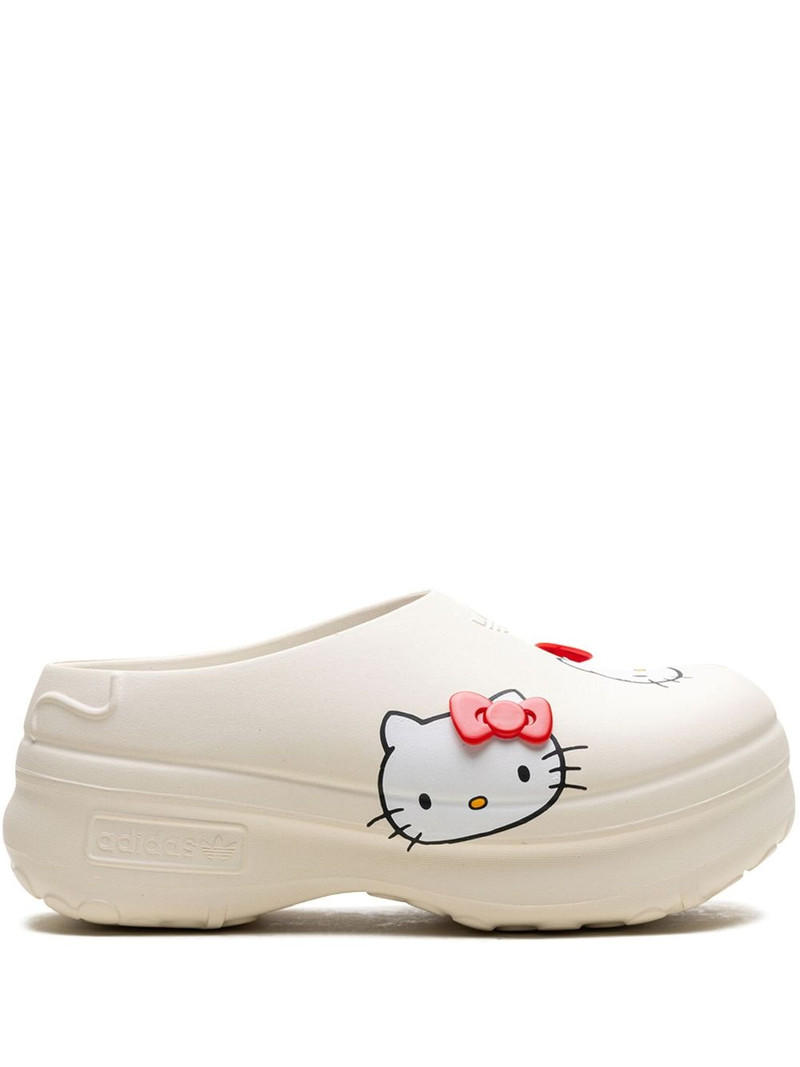 사이트맵 Stan Smith "Hello Kitty / Off 화이트 / 레드 / 클라우드 화이트"Mules - 1